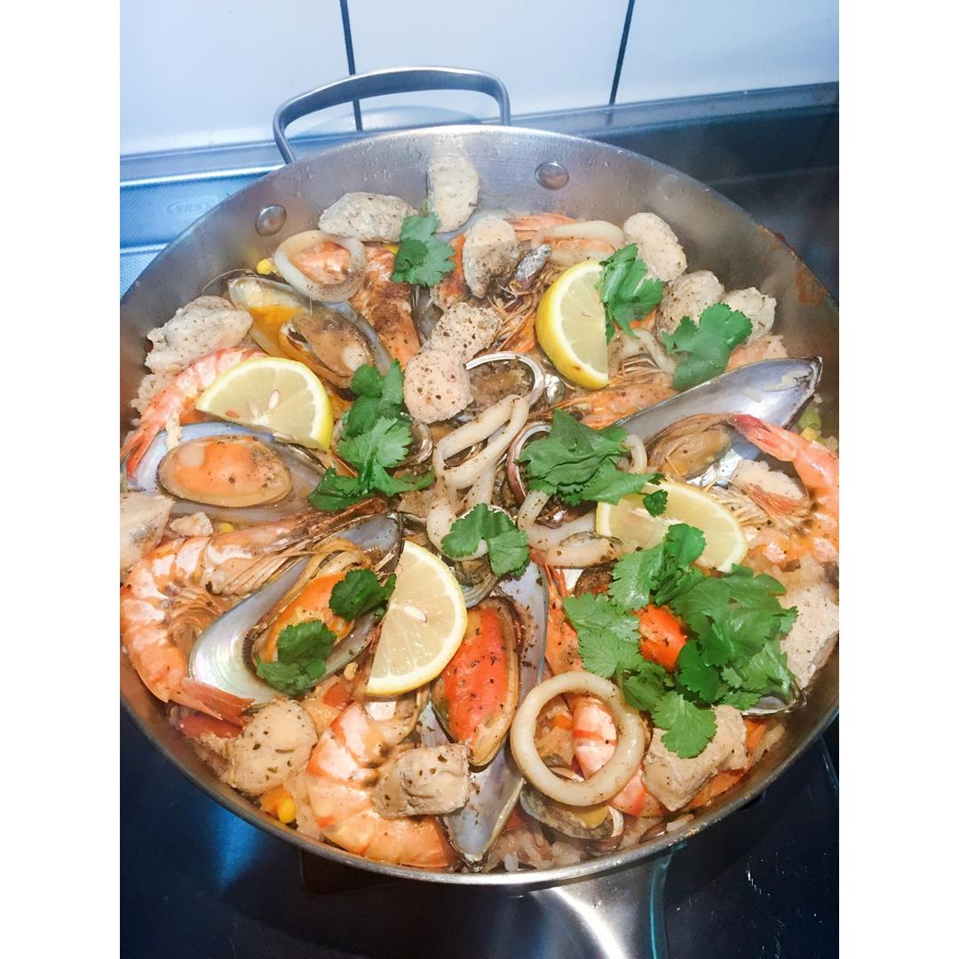 【曼食慢语】Seafood Paella 西班牙海鲜饭
