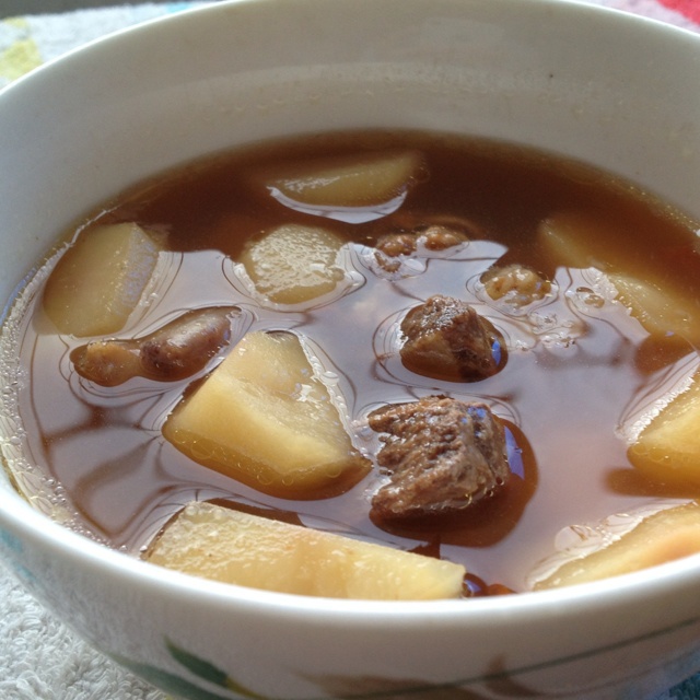 miao桑做的排骨马蹄汤