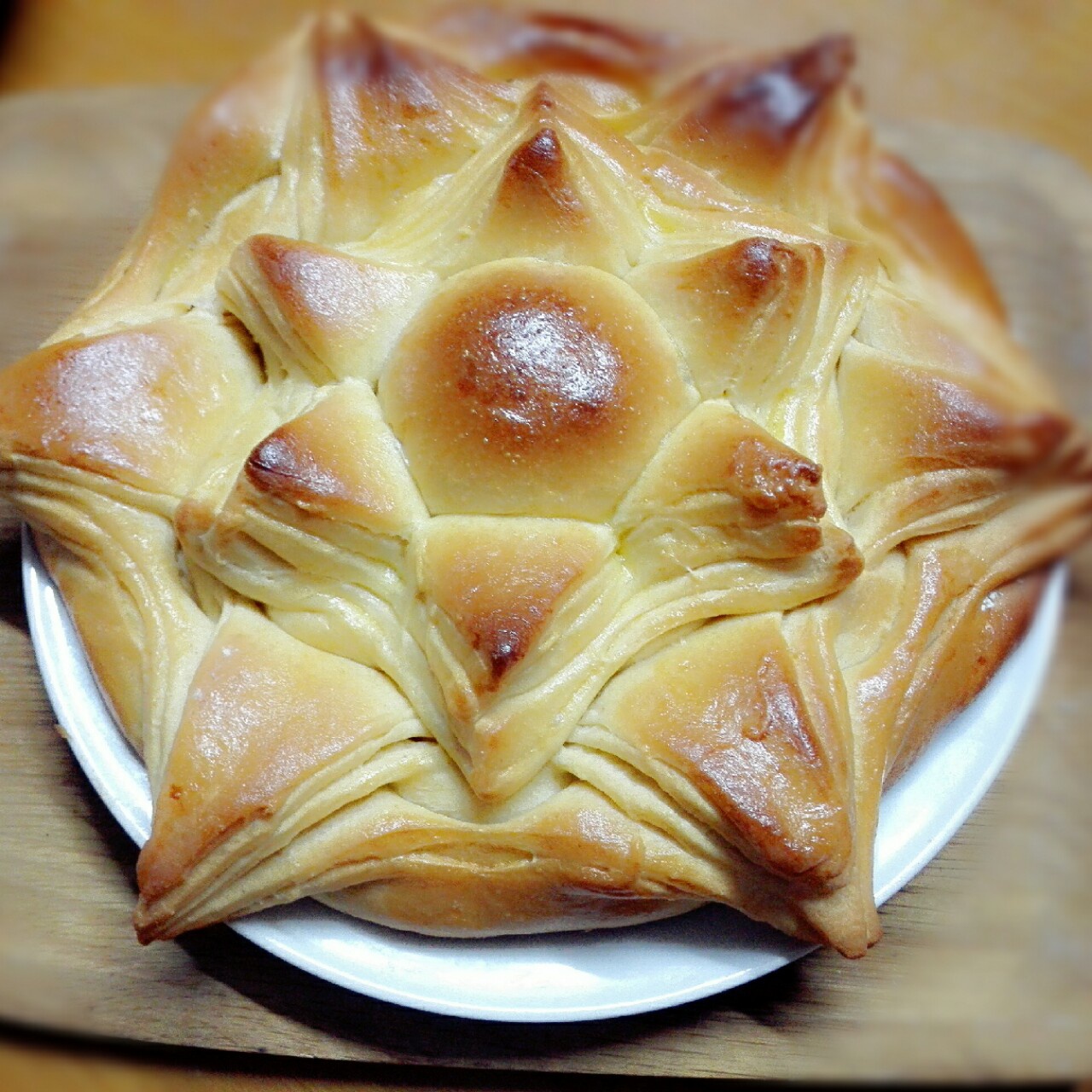 太阳花手撕面包