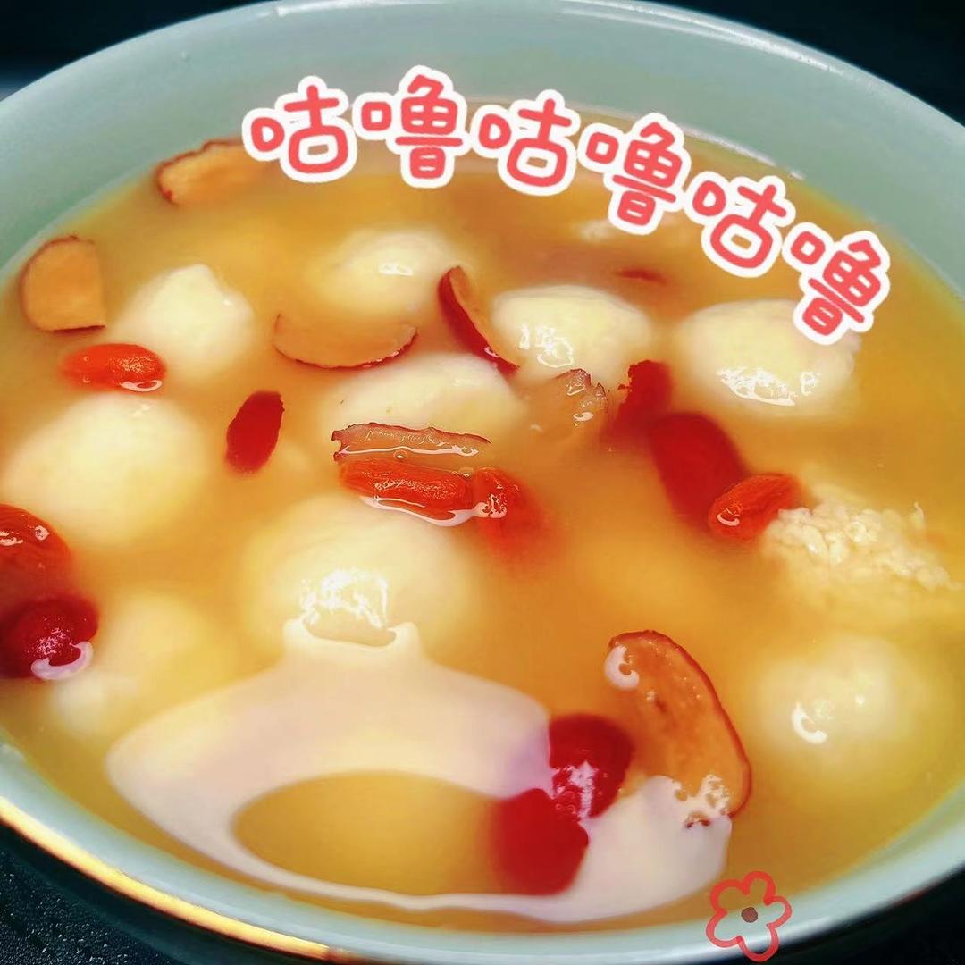 山药糯米酒酿丸子