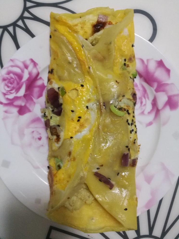 平底锅版煎饼果子