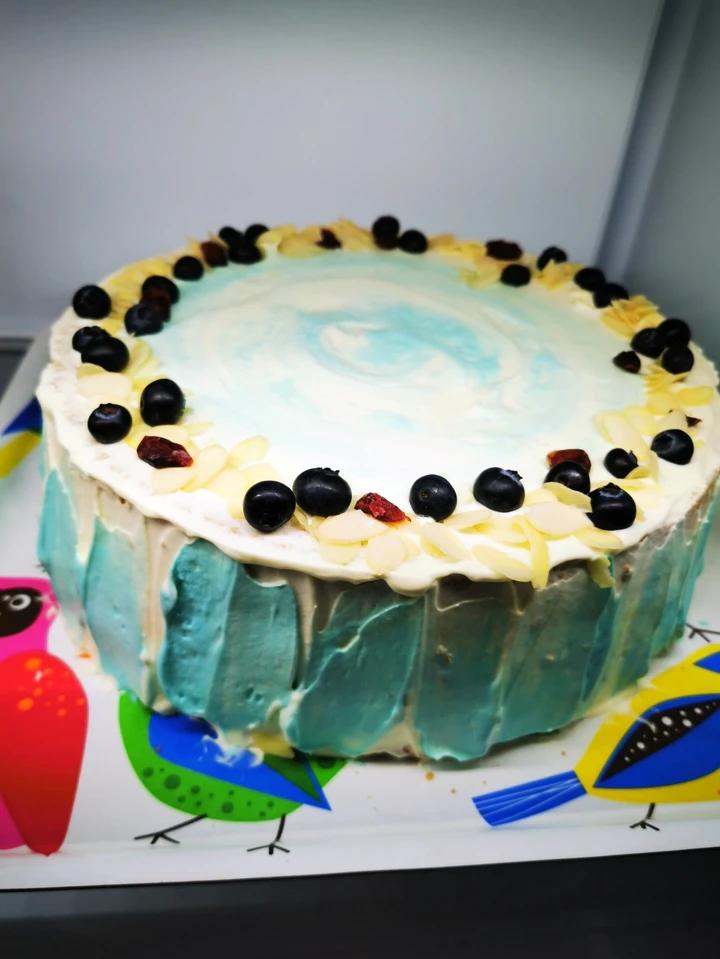 奥利奥🍪巧克力🍫水晶蓝色棉花糖🧁生曰蛋糕🧁