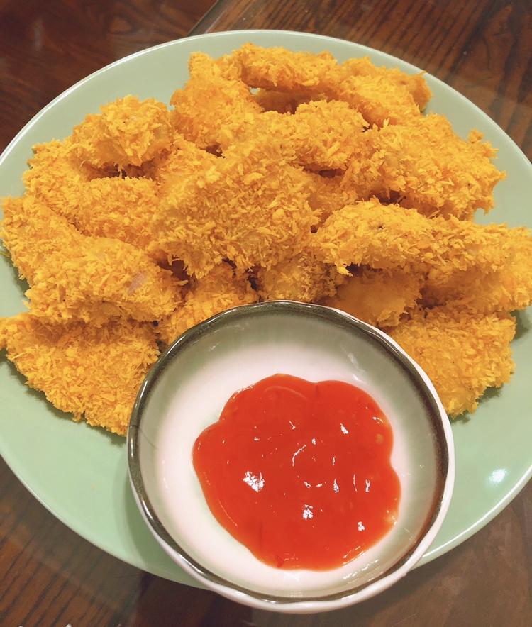 烤箱版鸡米花 | 无需油炸 蒜香味十足