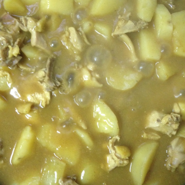 咖喱土豆鸡块