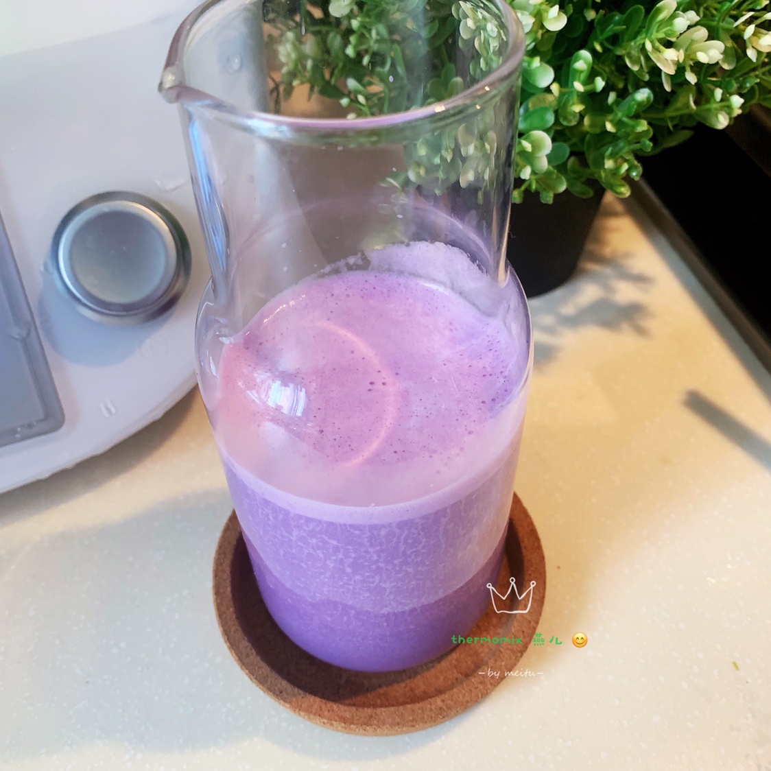 紫薯牛奶  小美版的做法