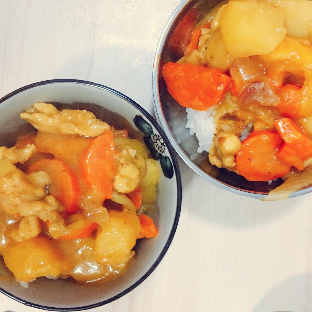 小红书上学来的大S版本咖喱饭🍛