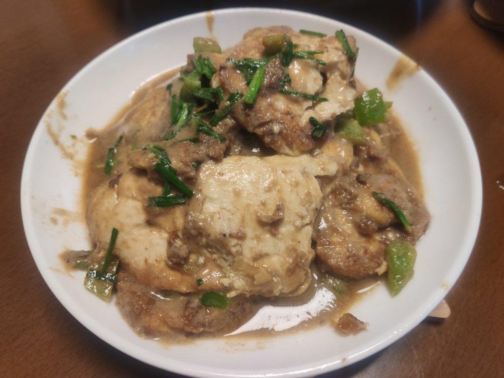 香煎孜然豆腐