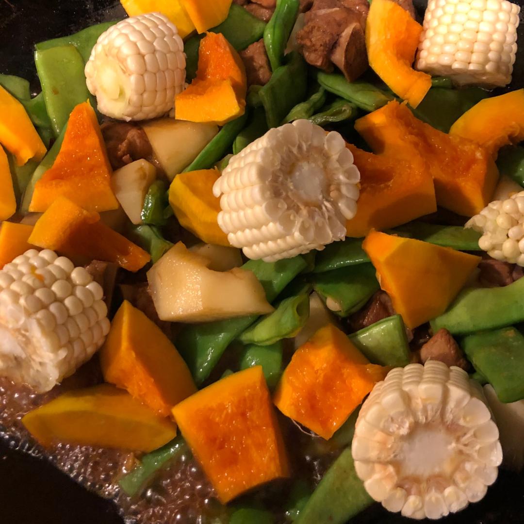 排骨炖豆角
