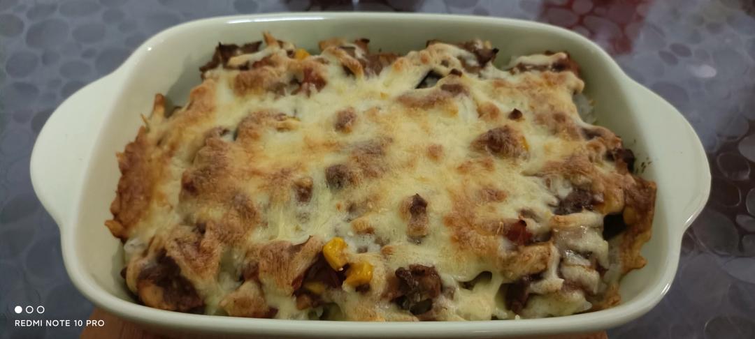 番茄牛肉芝士焗饭
