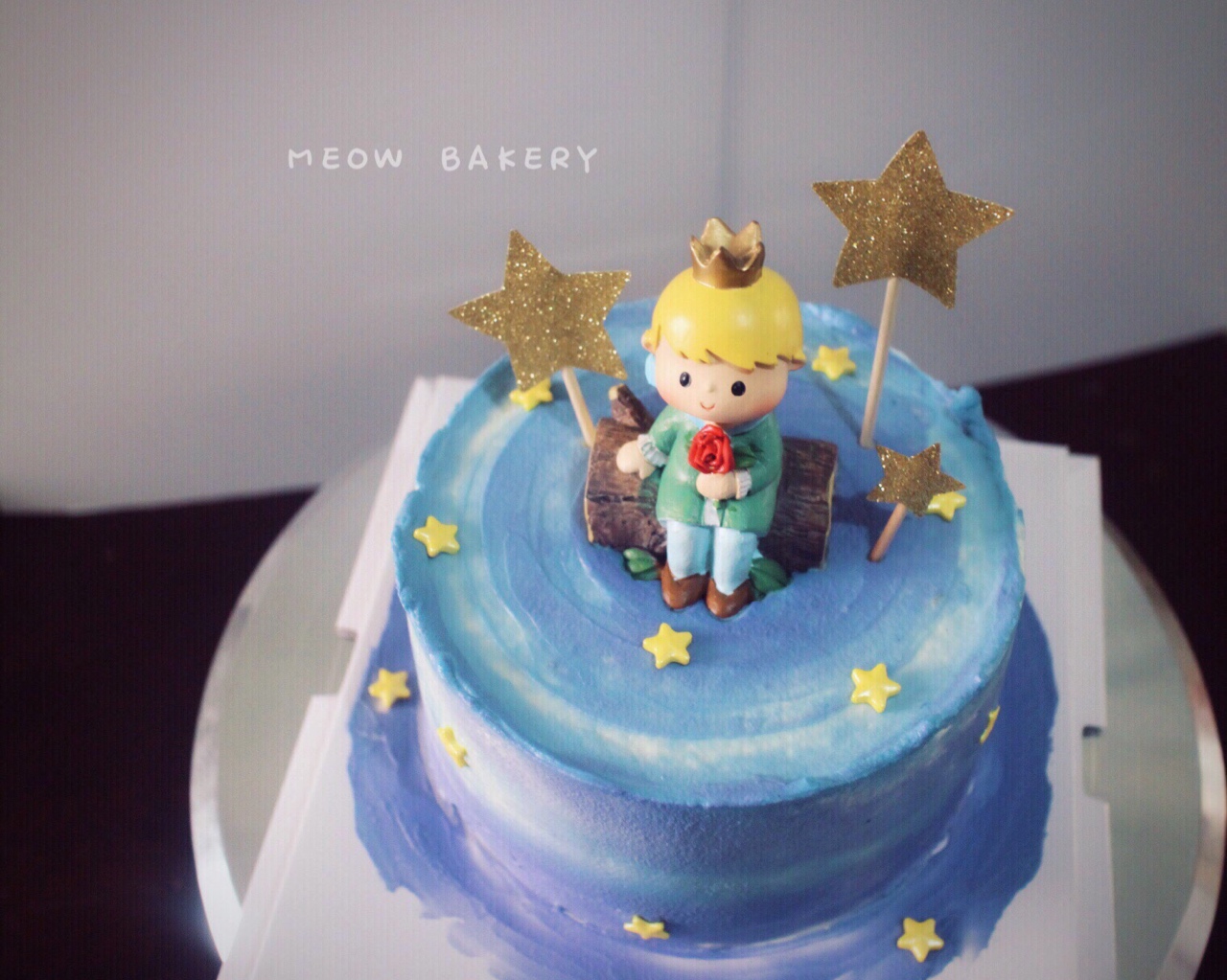 小王子主题生日蛋糕男宝宝生日蛋糕的做法