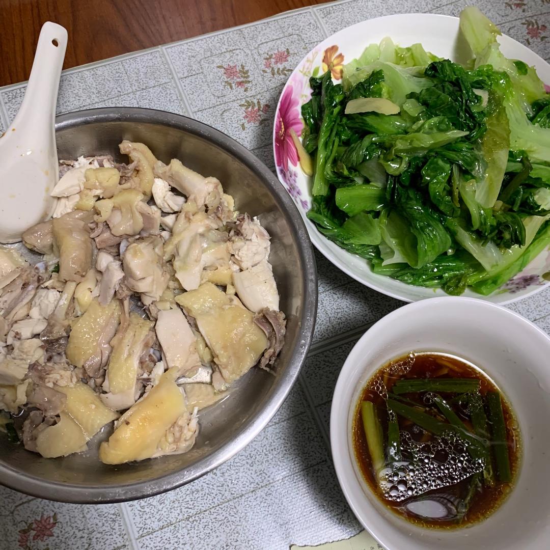 白蒸鸡(不输给白斩鸡的做法)