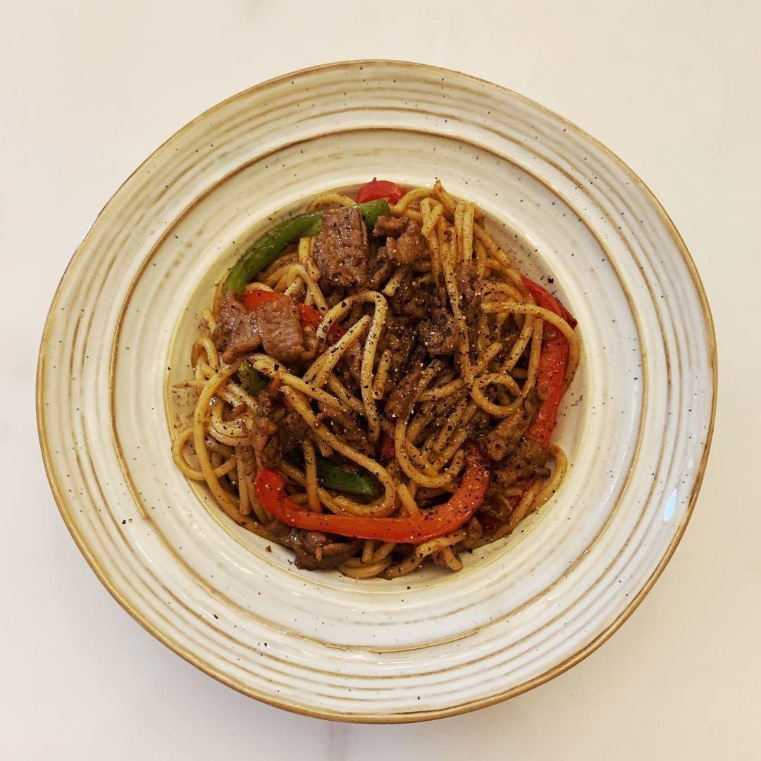 黑椒牛柳意面