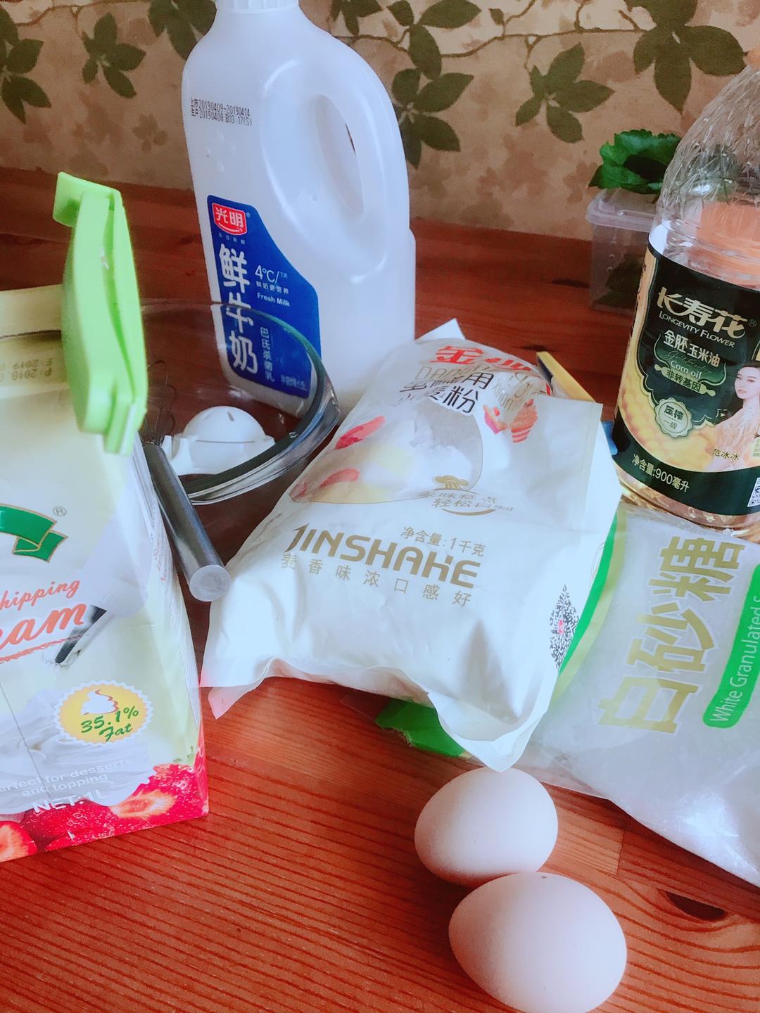 纯奶手撕吐司的做法 步骤1