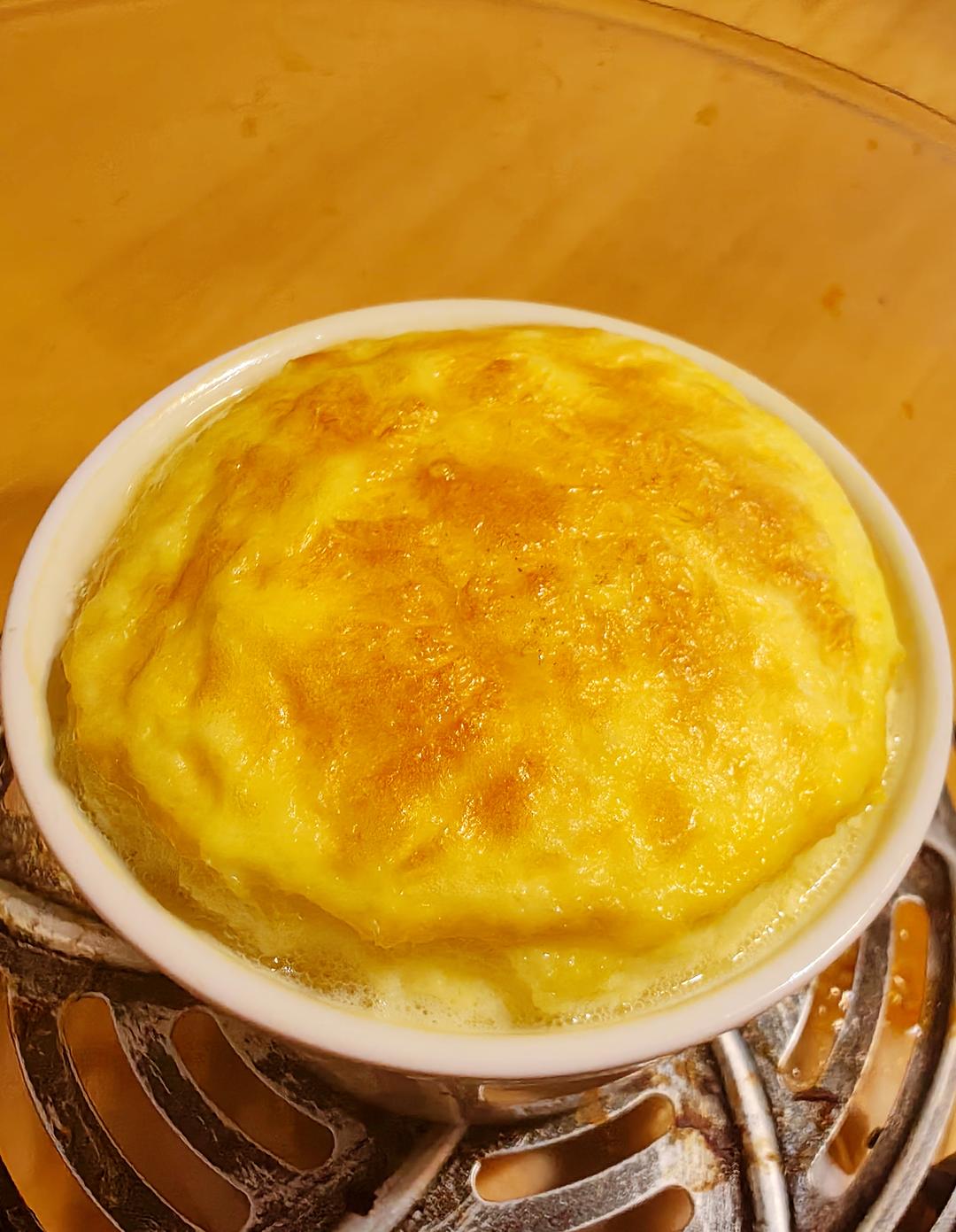 空气炸锅牛奶布丁