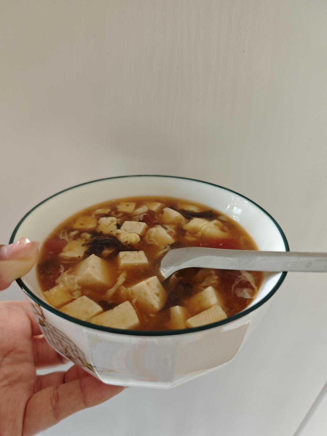 酸辣豆腐汤