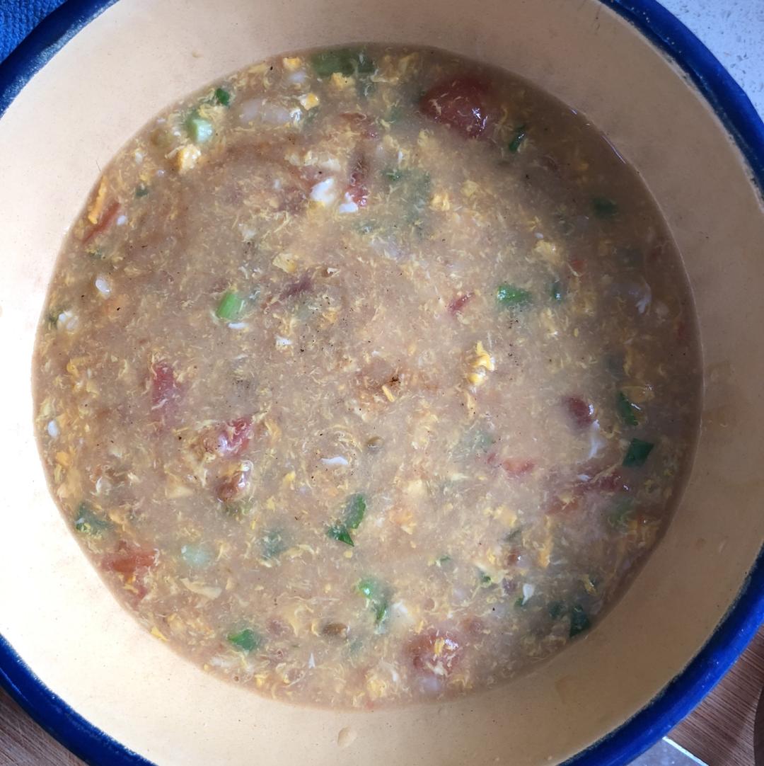 简单早餐-疙瘩汤