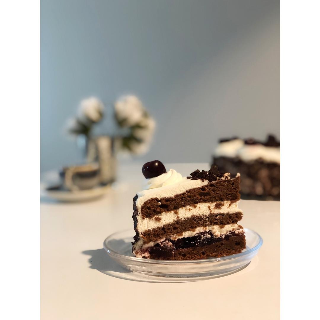馥郁巧克力的黑森林蛋糕 black forest cake