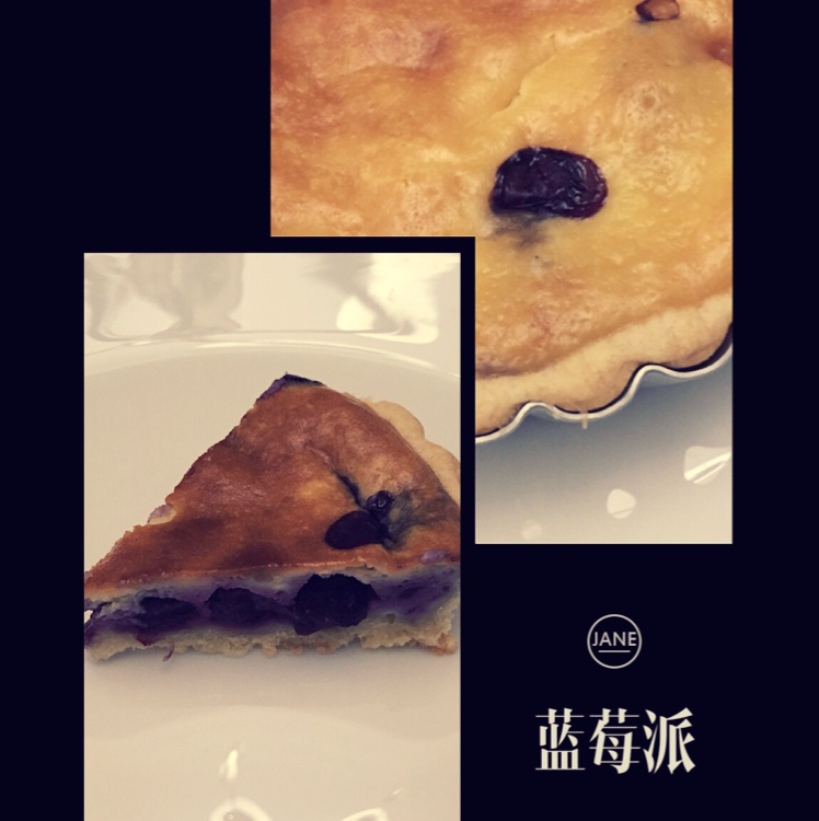 蓝莓乳酪派