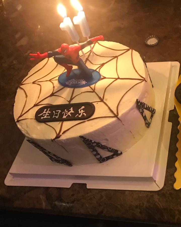 蜘蛛侠蛋糕