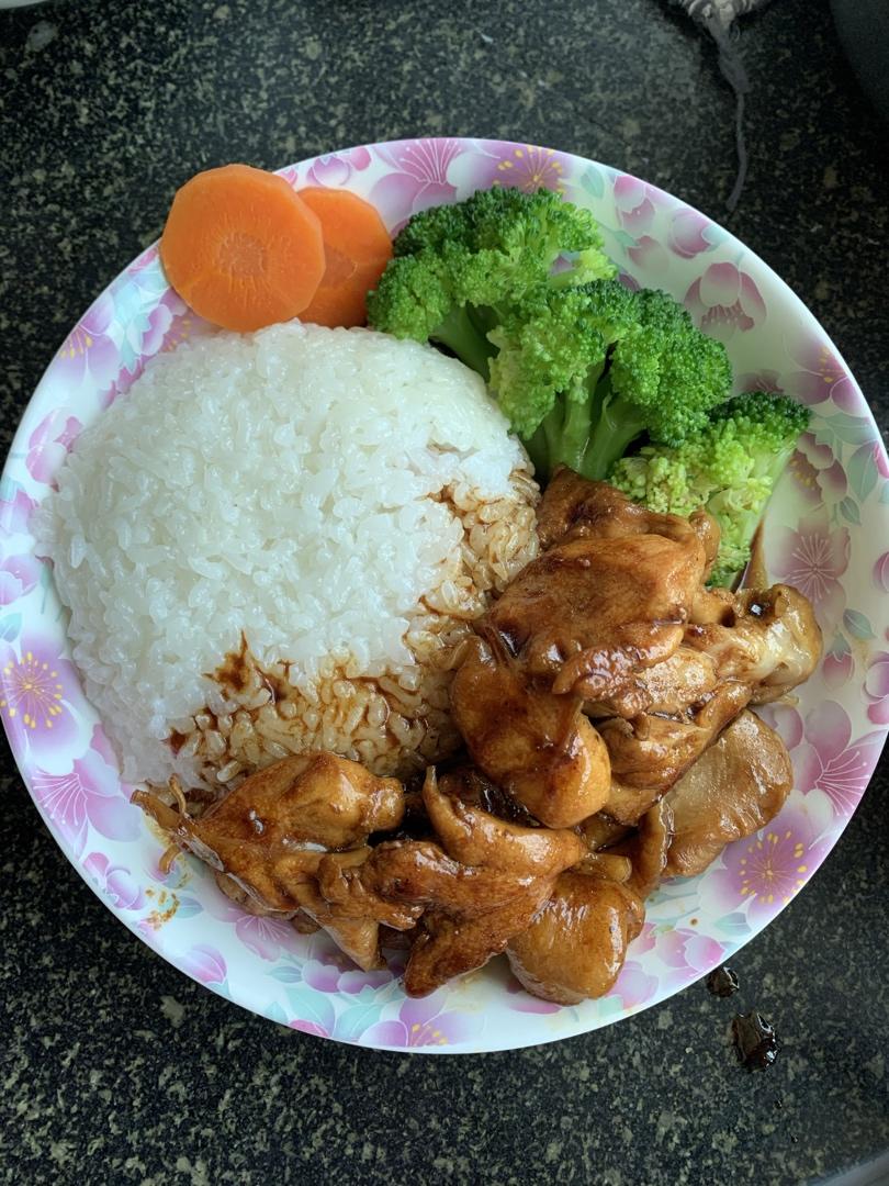 照烧鸡腿饭
