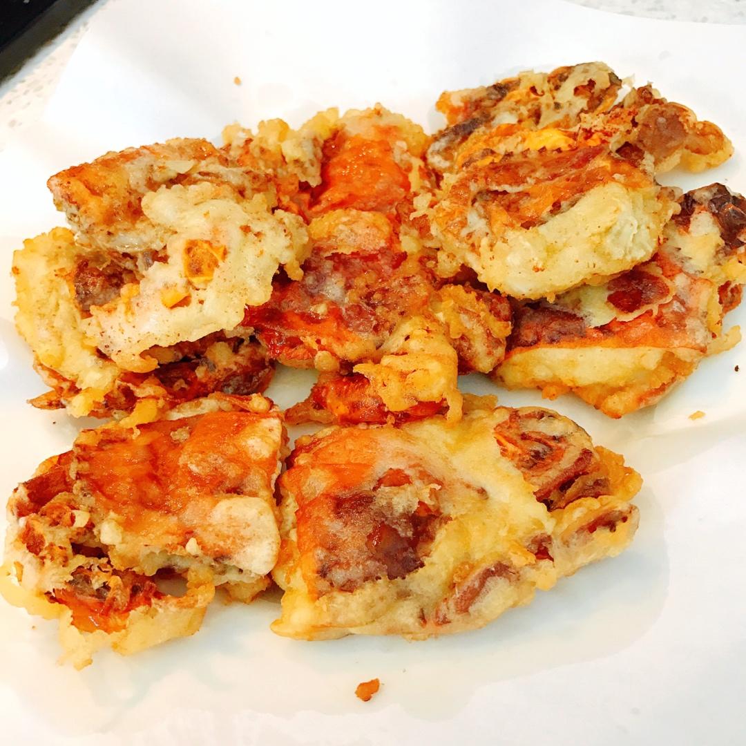 翠西做的酥炸软壳蟹