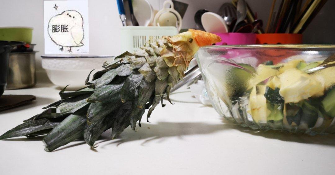 鸟语花香菠萝炒饭