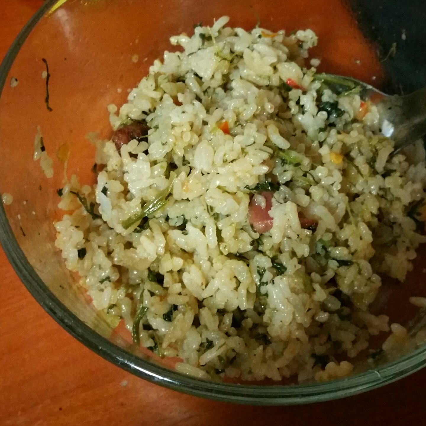 电饭锅版香菇腊肠饭