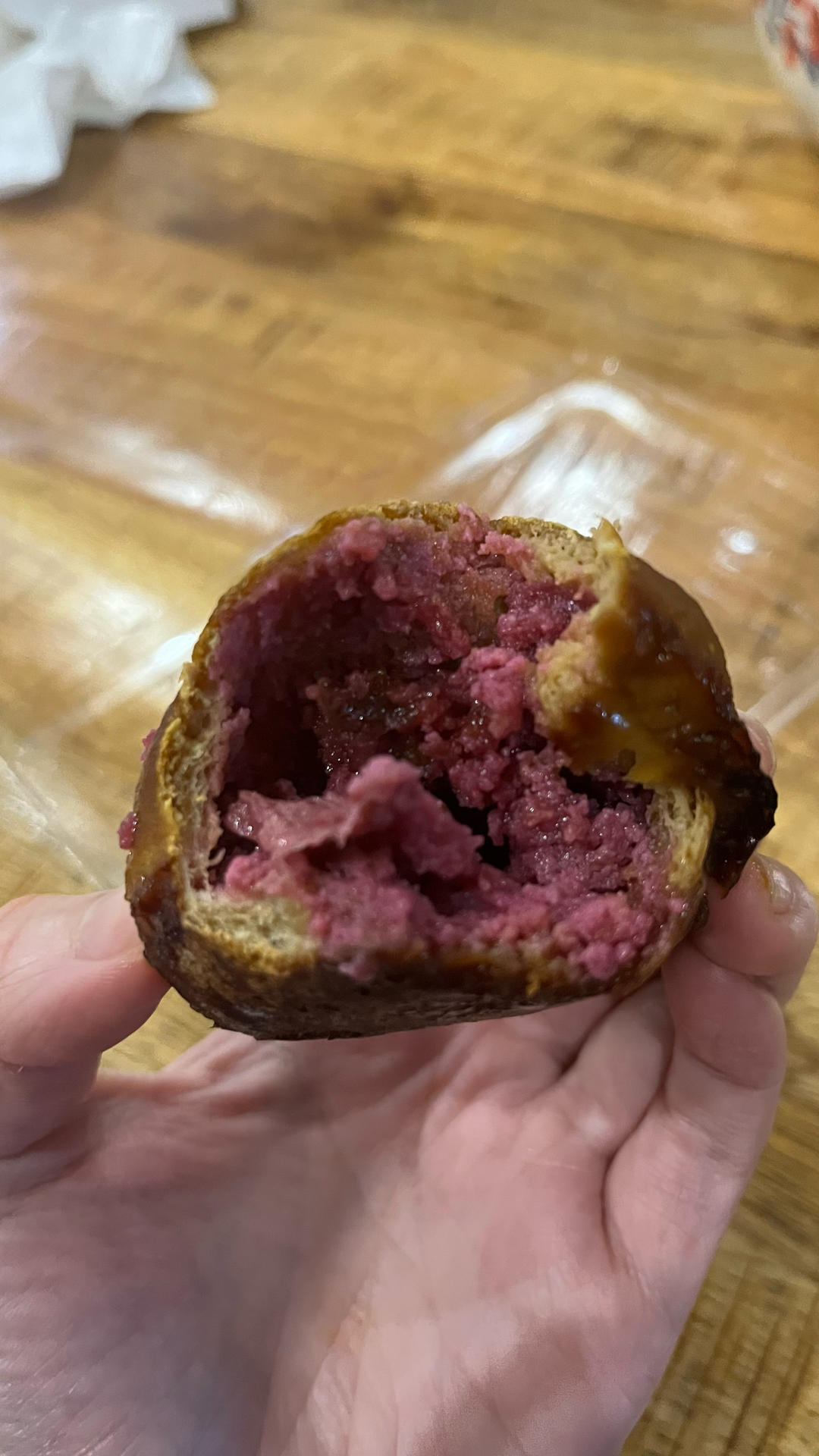 无油无面粉‼️抹茶碱水奶酥球‼️空口吃馅绝了