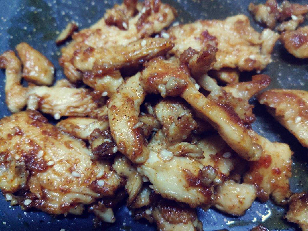 孜然鸡胸肉，低脂低卡好吃无压力。