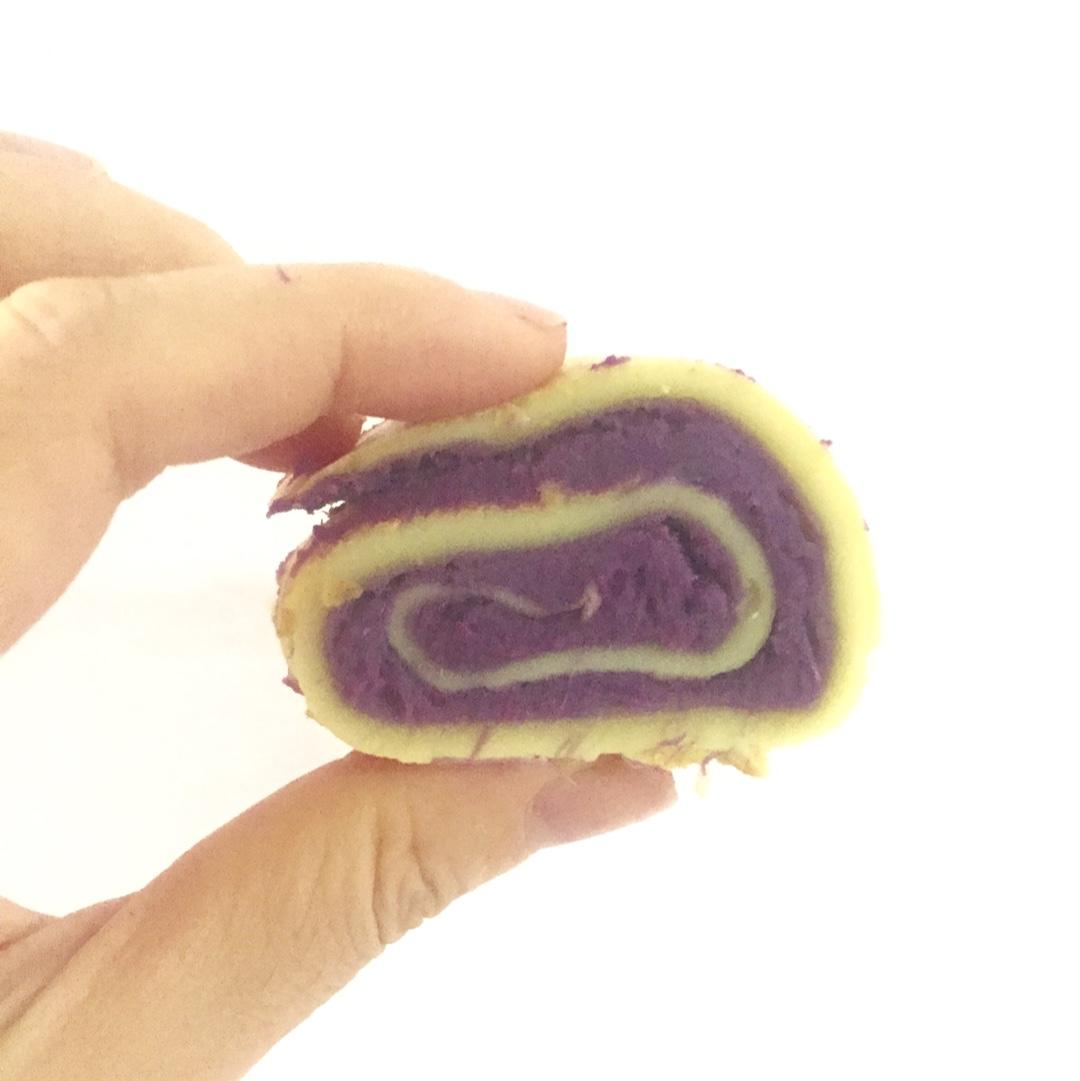 紫薯鸡蛋卷