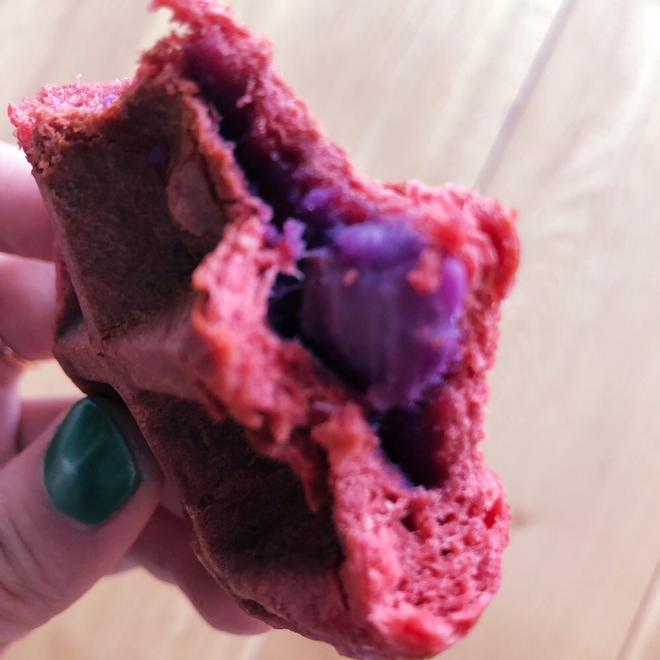 健康紫薯华夫饼的做法