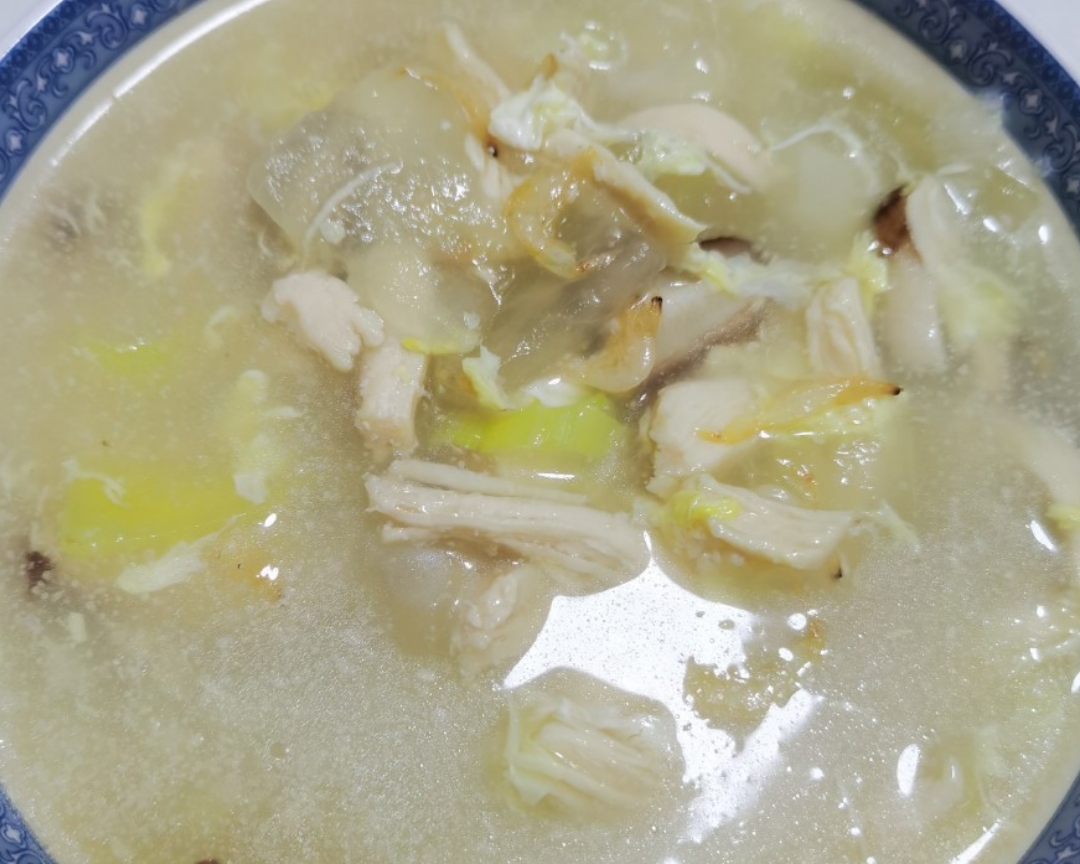 超简单香菇虾米冬瓜汤