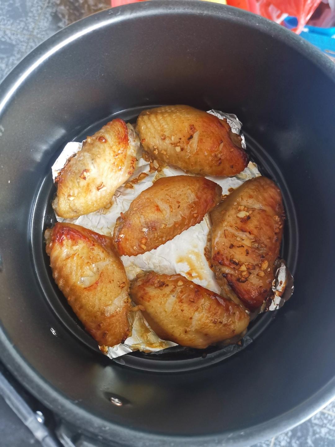 无油！空气炸锅烤鸡翅