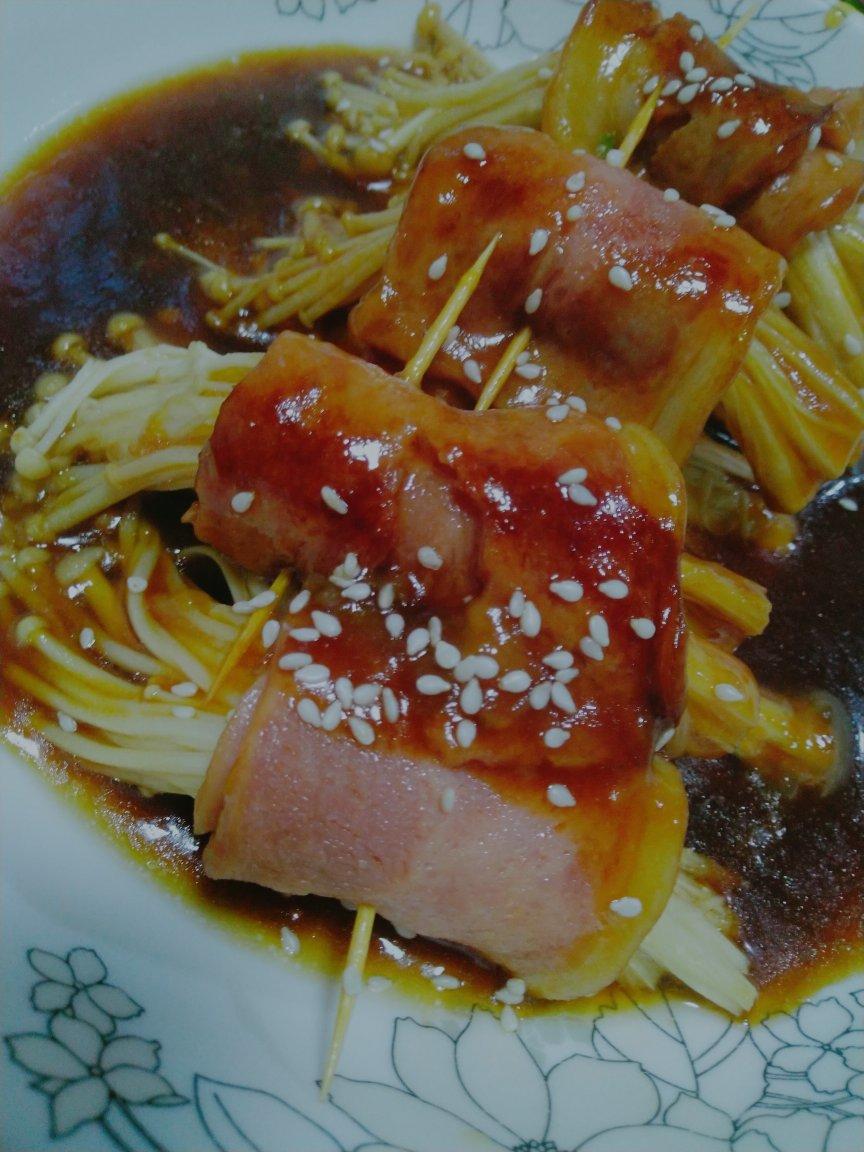 金针菇培根卷