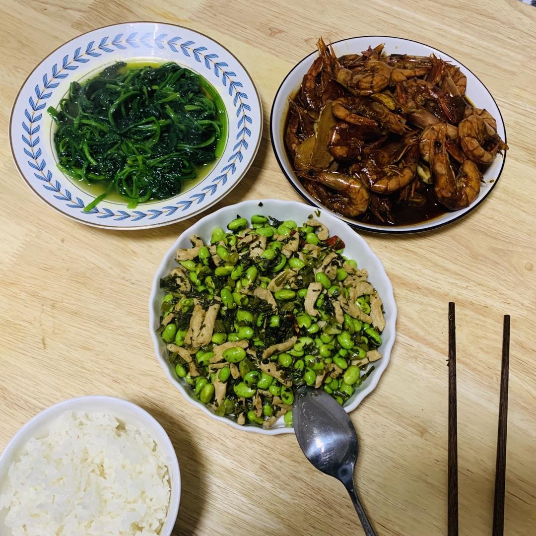 清炒菠菜