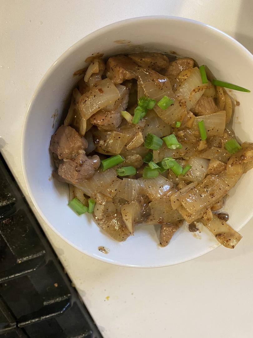 黑椒洋葱炒猪肉