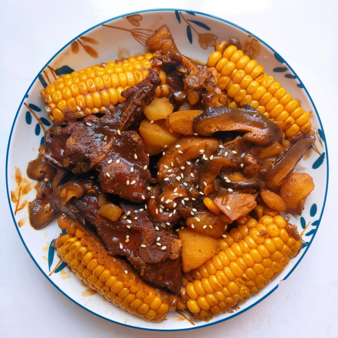红烧排骨玉米，国宝大师菜谱