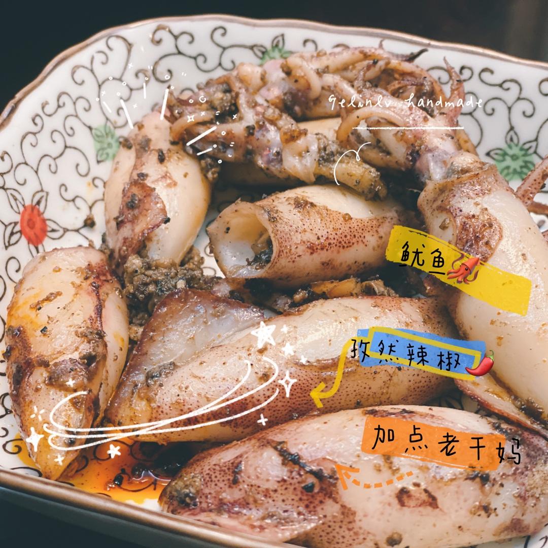 香辣鱿鱼须 赛过铁板的味道