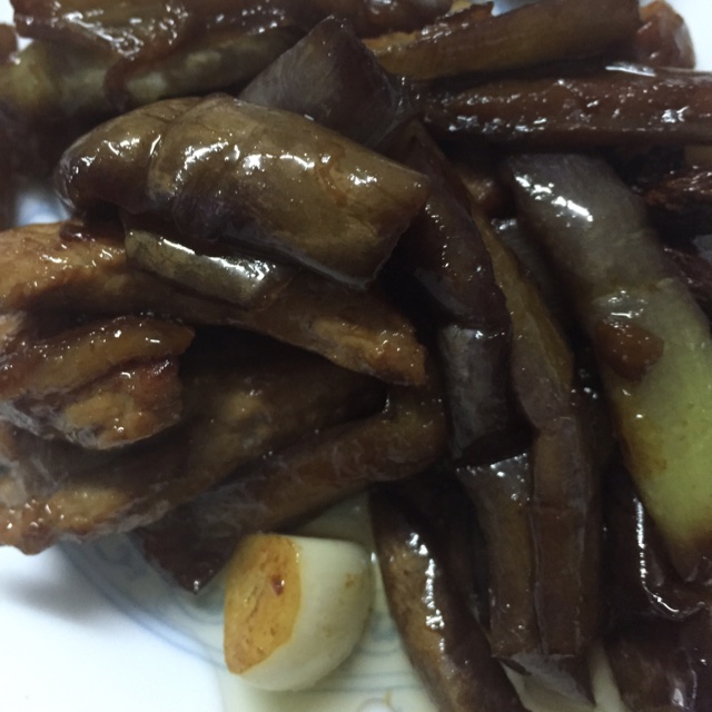 老丁的私房菜-油焖茄子