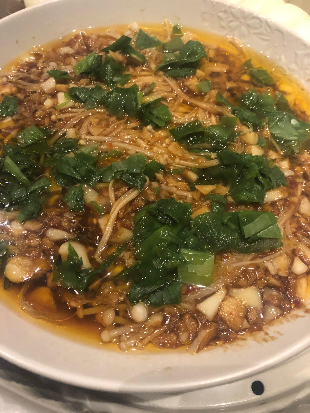 蒜蓉蒸金针菇