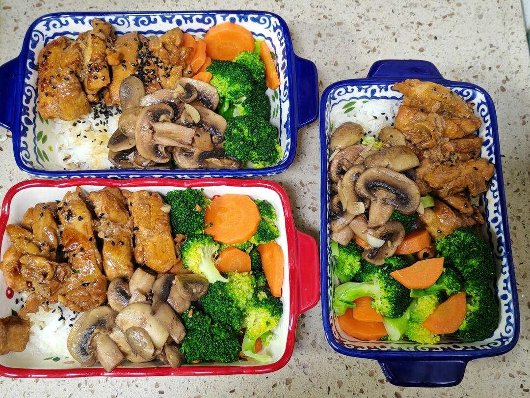 自制照烧鸡腿饭，好吃到舔碗！