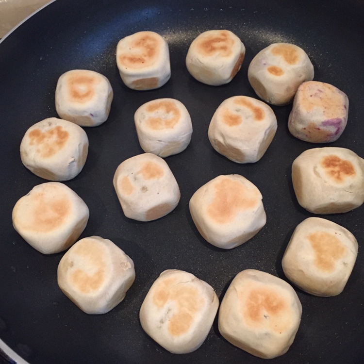 紫薯爆浆芝士仙豆糕  宝宝辅食食谱