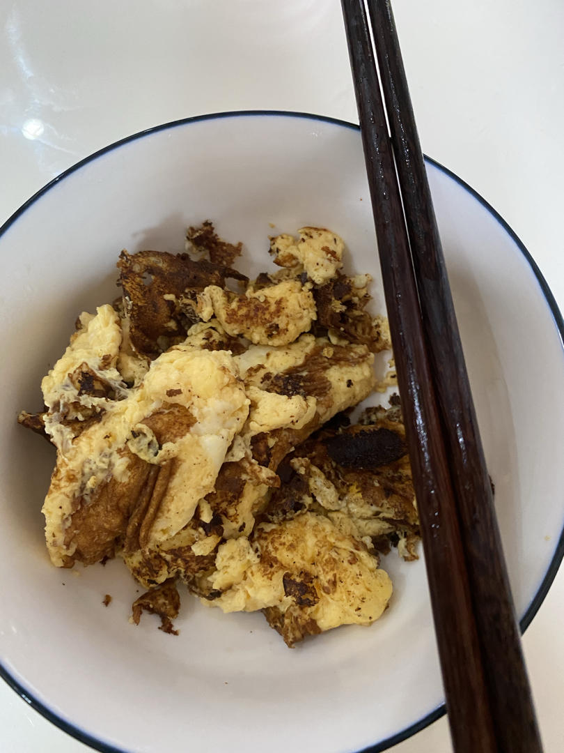 美式无油无水炒鸡蛋