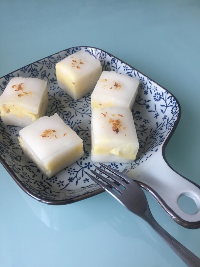 红豆桂花糯米糕