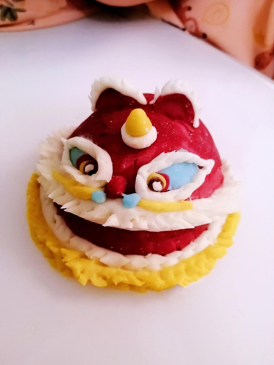 🧨潮·国粹｜萌·醒狮馒头