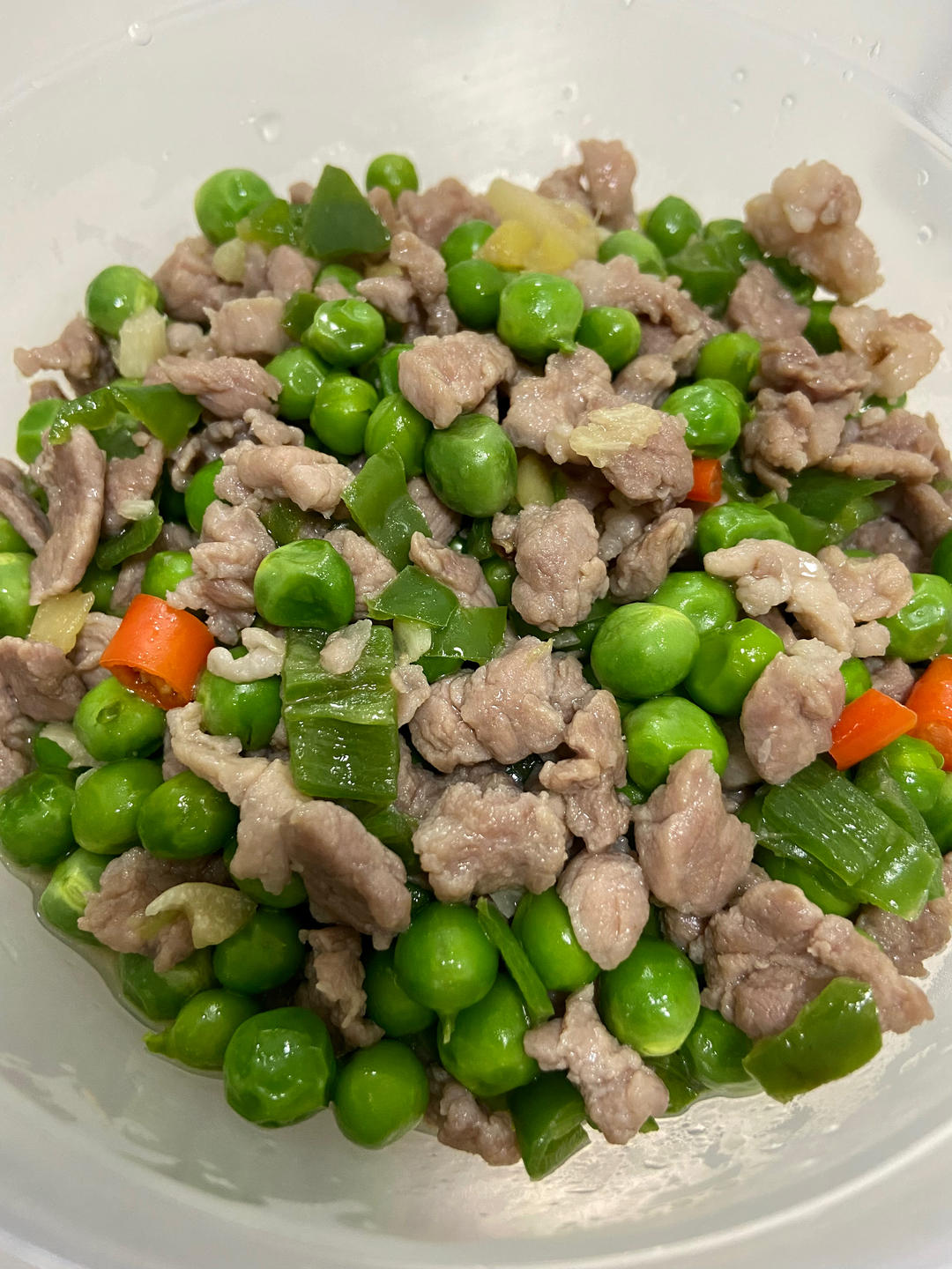 快手菜 青豆炒肉