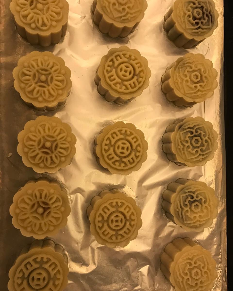 🔥如何做出不塌陷不鼓腰花纹清晰的月饼（超详细的步骤和方法）