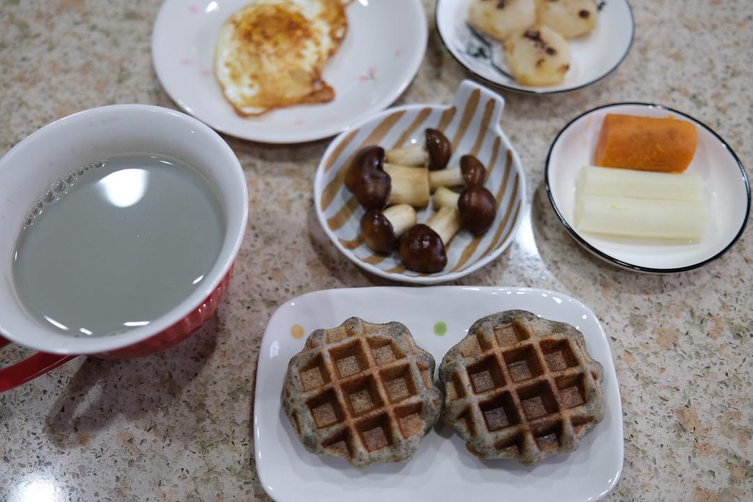 无蛋无奶豆渣华夫（酵母版）