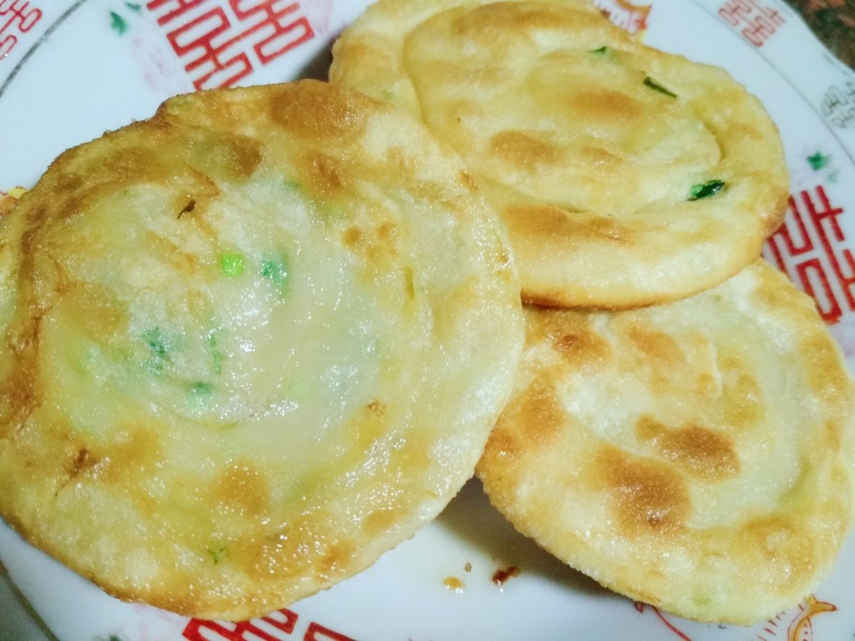 饺子皮葱油饼