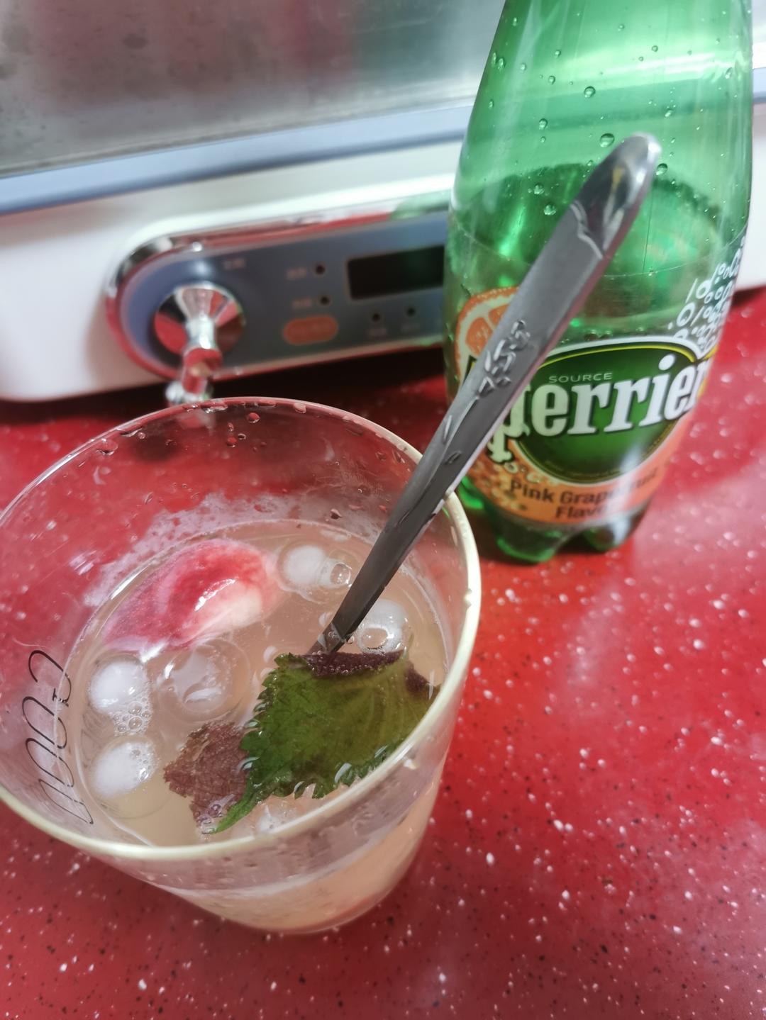 紫苏桃冷萃｜入口酸甜爽，回甘紫苏香